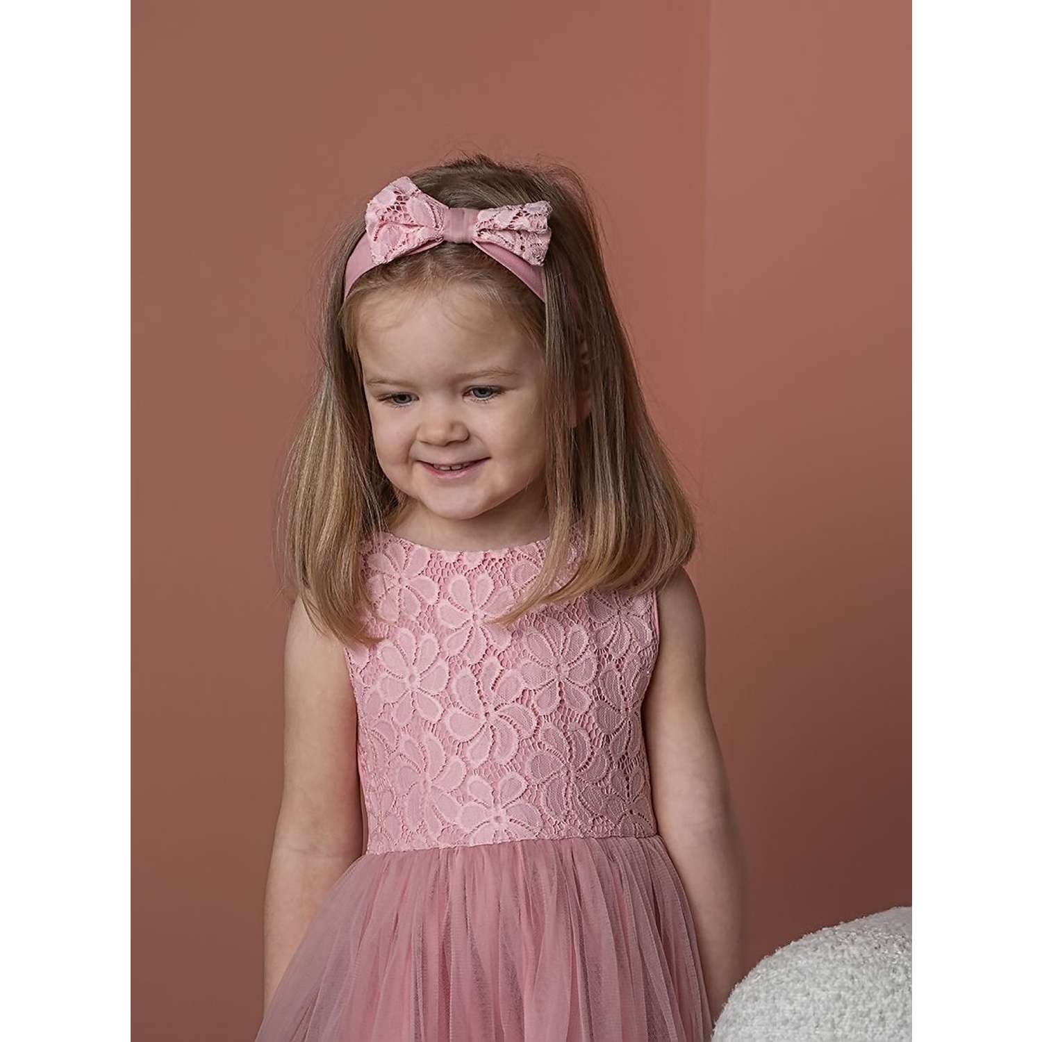 Платье Trendyco kids ТК617/румяна-Blush - фото 7