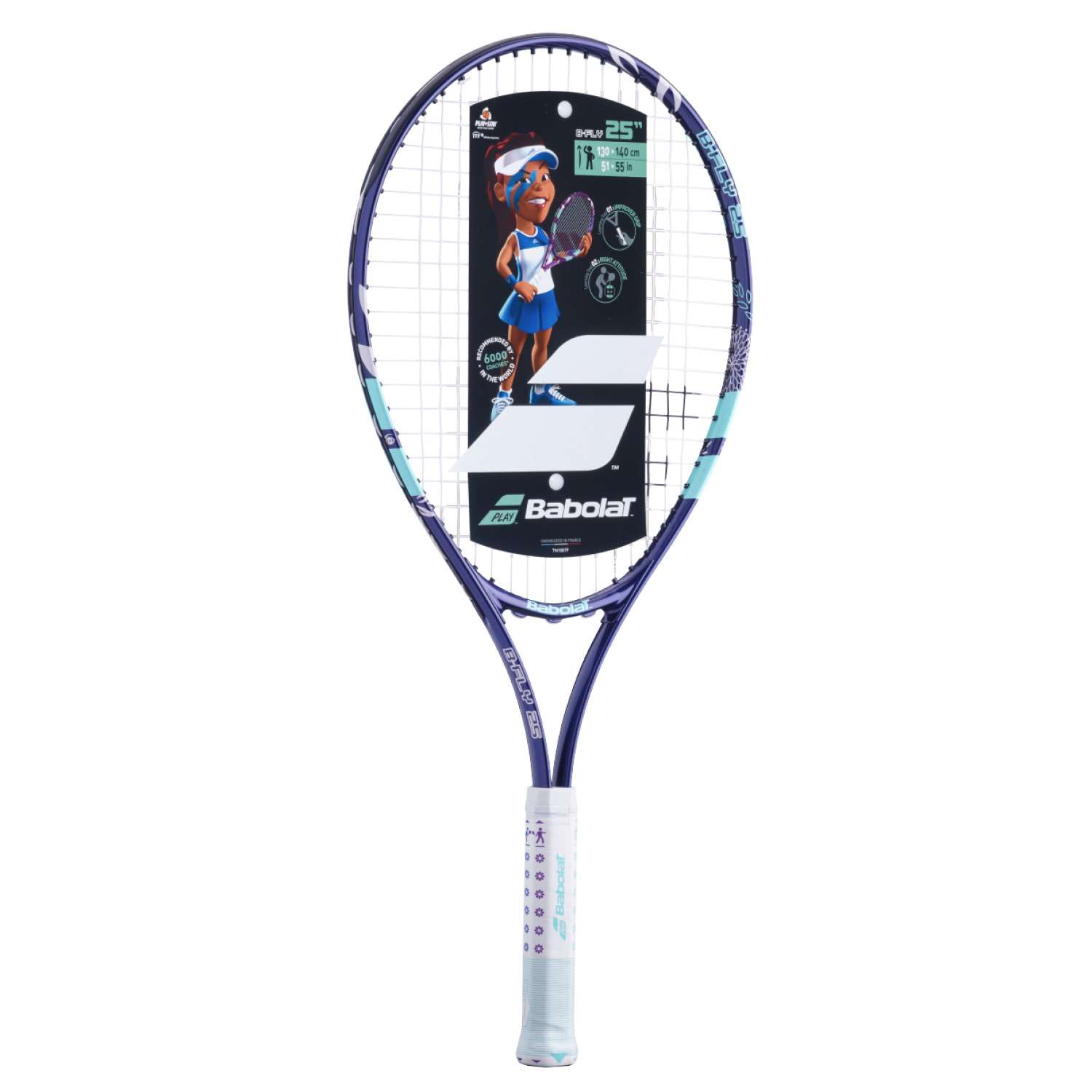 Теннисная ракетка BABOLAT детская BFly 25 - фото 2