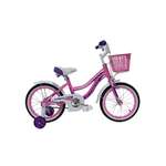 Велосипед детский Lorak junior 16 girl розовый/фиолетовый