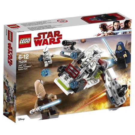 Конструктор LEGO Star Wars Боевой набор джедаев и клонов-пехотинцев (75206)