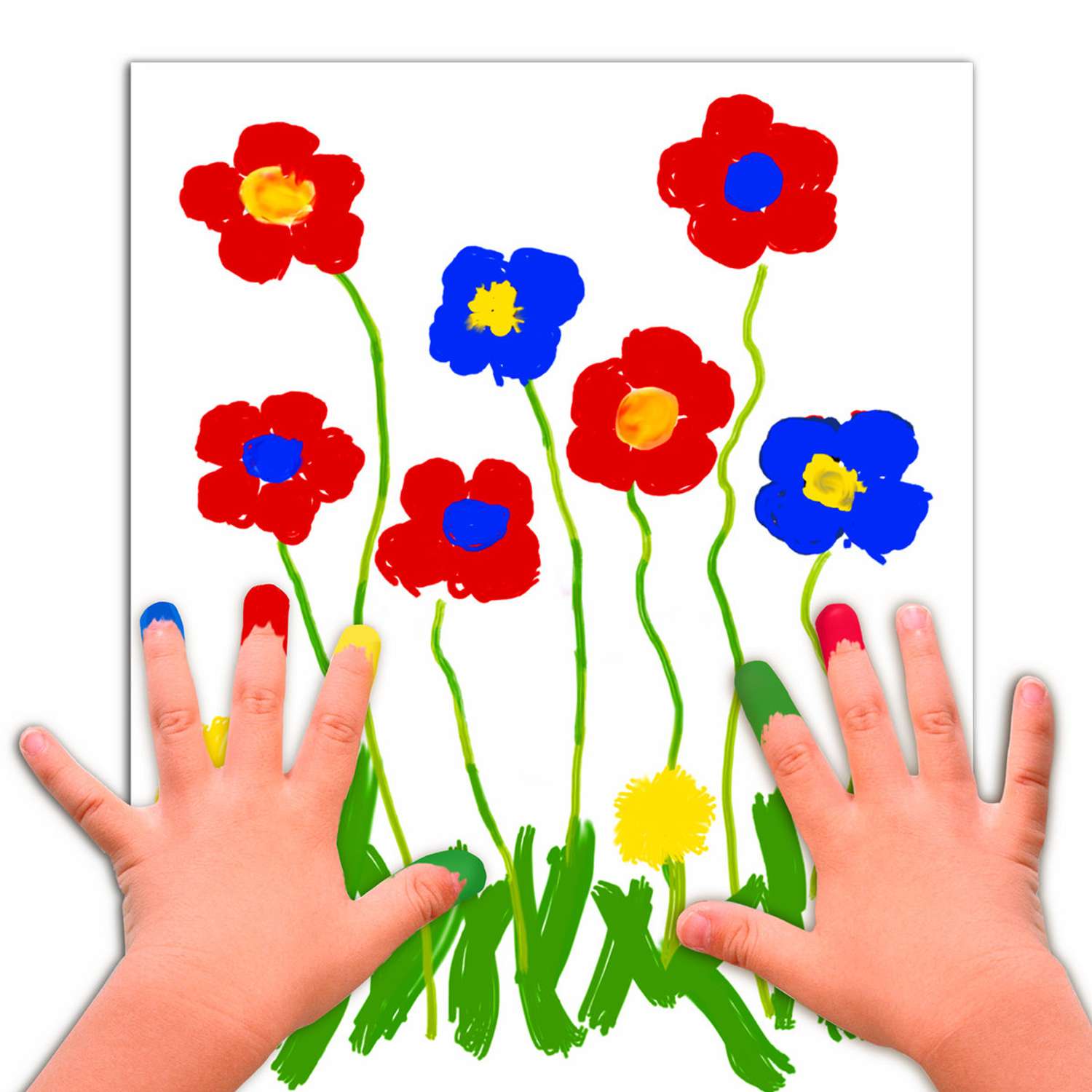 Краски пальчиковые Юнландия Сафари 4 цвета по 35мл в баночках - фото 6