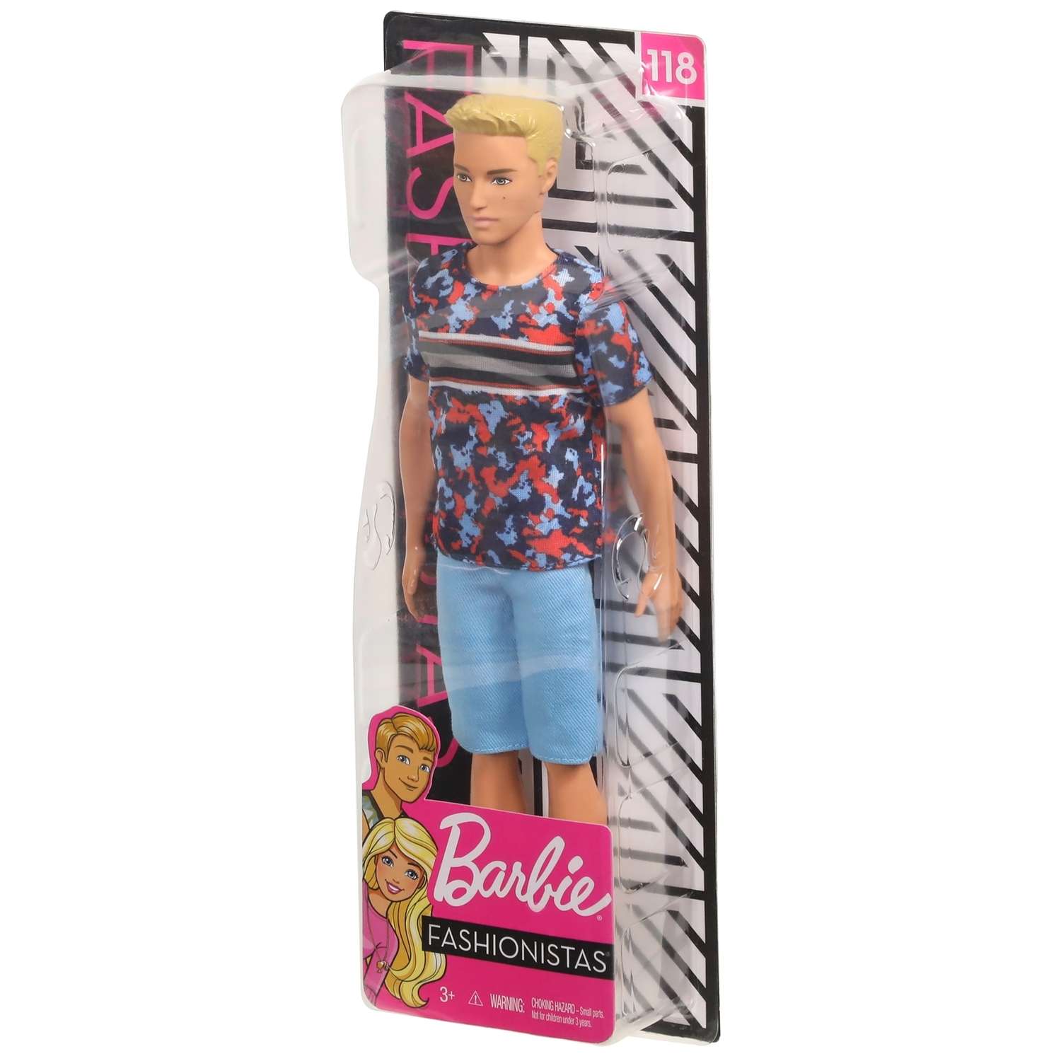Кукла Barbie Игра с модой Кен 118 В футболке с суперпринтом FXL65 DWK44 - фото 3