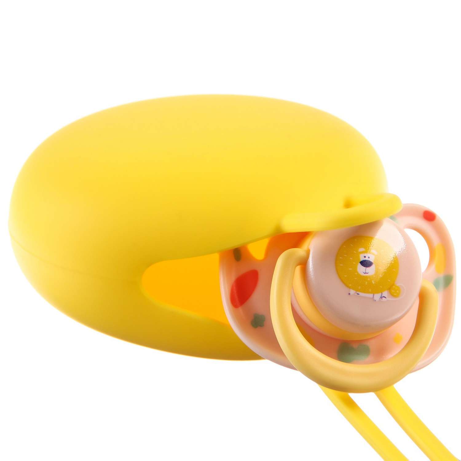 Контейнер Крошка Я Для хранения и стерилизации детских сосок и пустышек силиконовый цвет желтый - фото 5