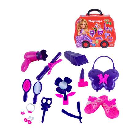 Набор Модница в чемодане TOY MIX для сюжетно-ролевых игр для девочек