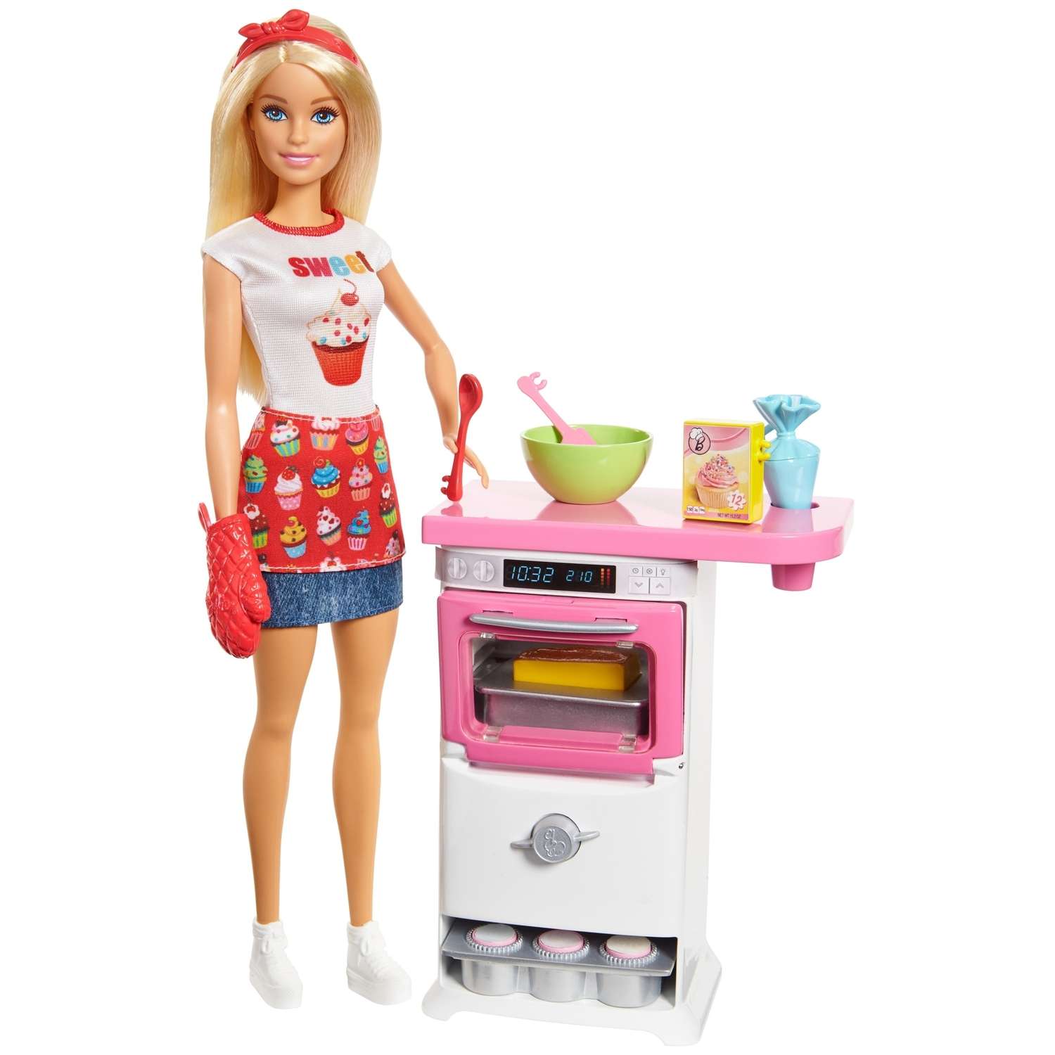 Кукла Barbie Пекарь с набором для выпечки FHP57 FHP57 - фото 1