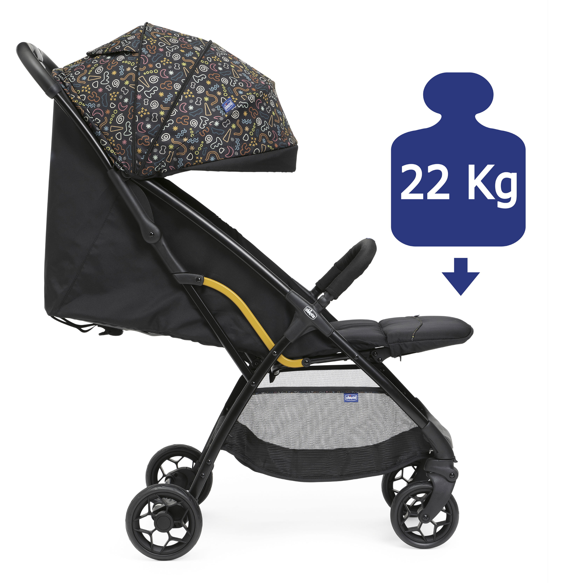 Коляска Chicco Glee Playful Black - фото 13