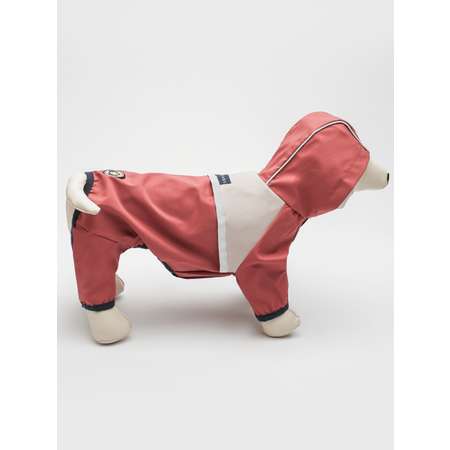Дождевик для собак бордовый PIFPAF DOG