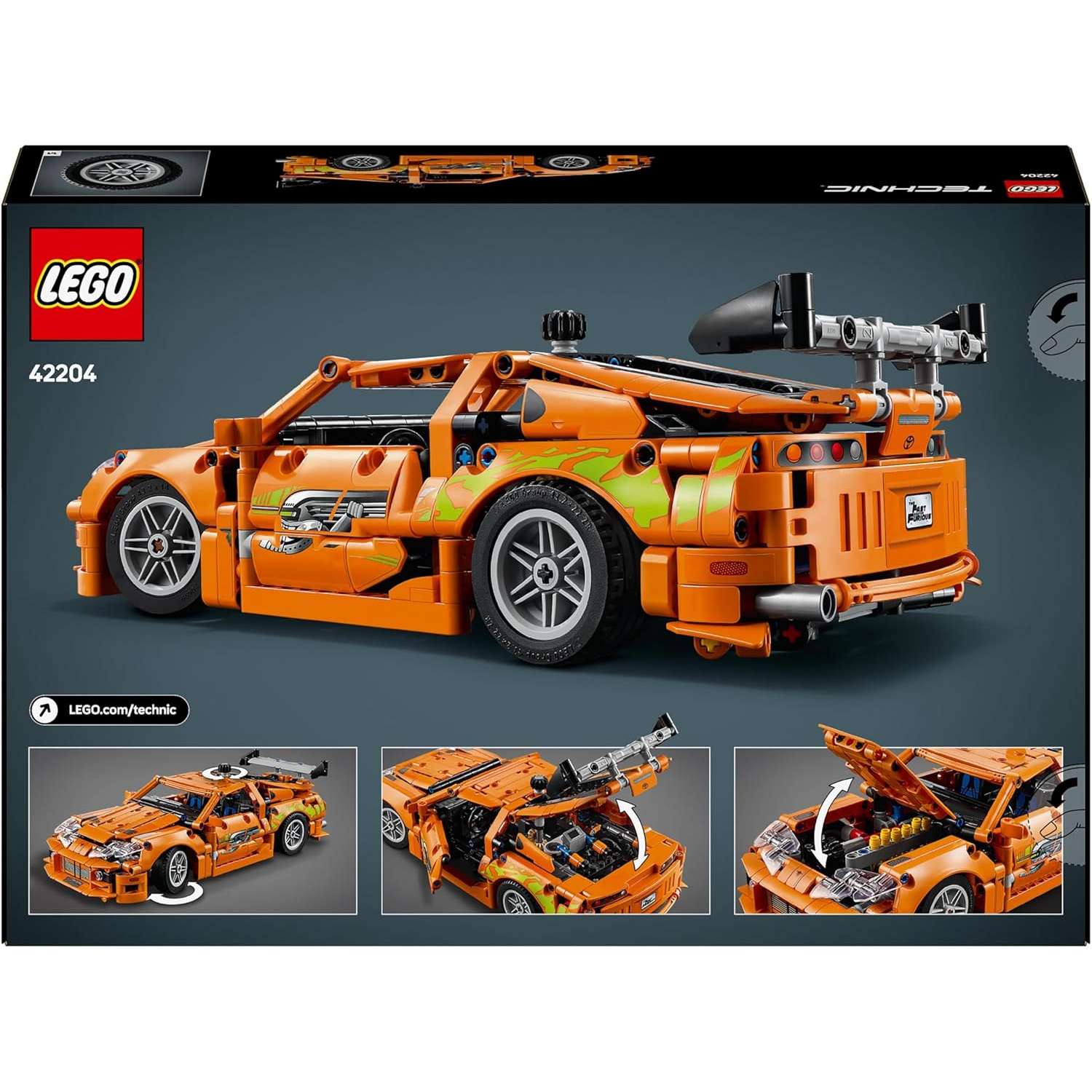 Конструктор LEGO Technic Форсаж Toyota Supra MK4 блочный - фото 8