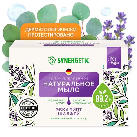 Мыло Synergetic звкалипт-шалфей 90г