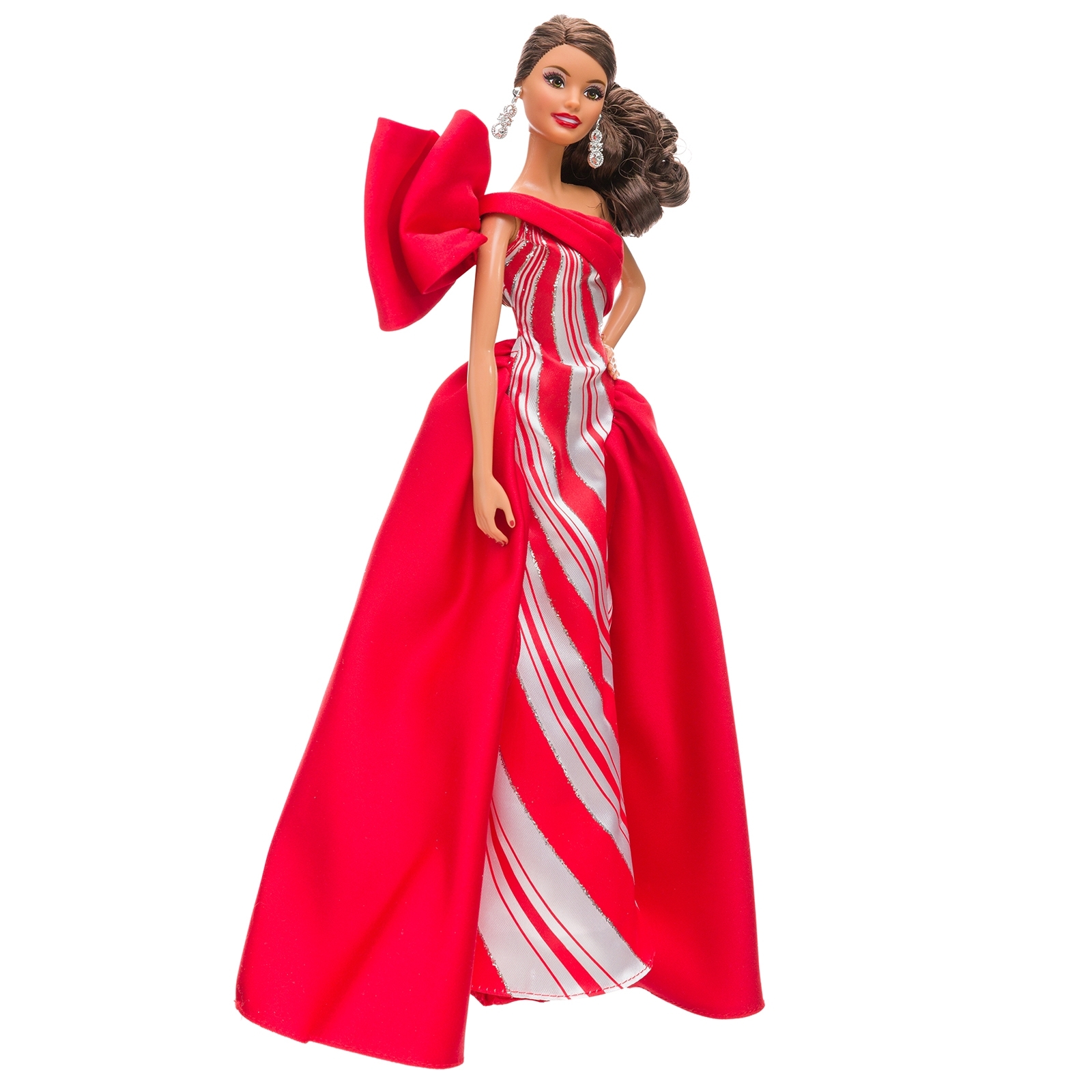 Кукла Barbie 2019 Праздничная Брюнетка FXF03 FXF03 - фото 5