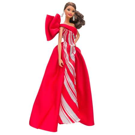 Кукла Barbie 2019 Праздничная Брюнетка FXF03