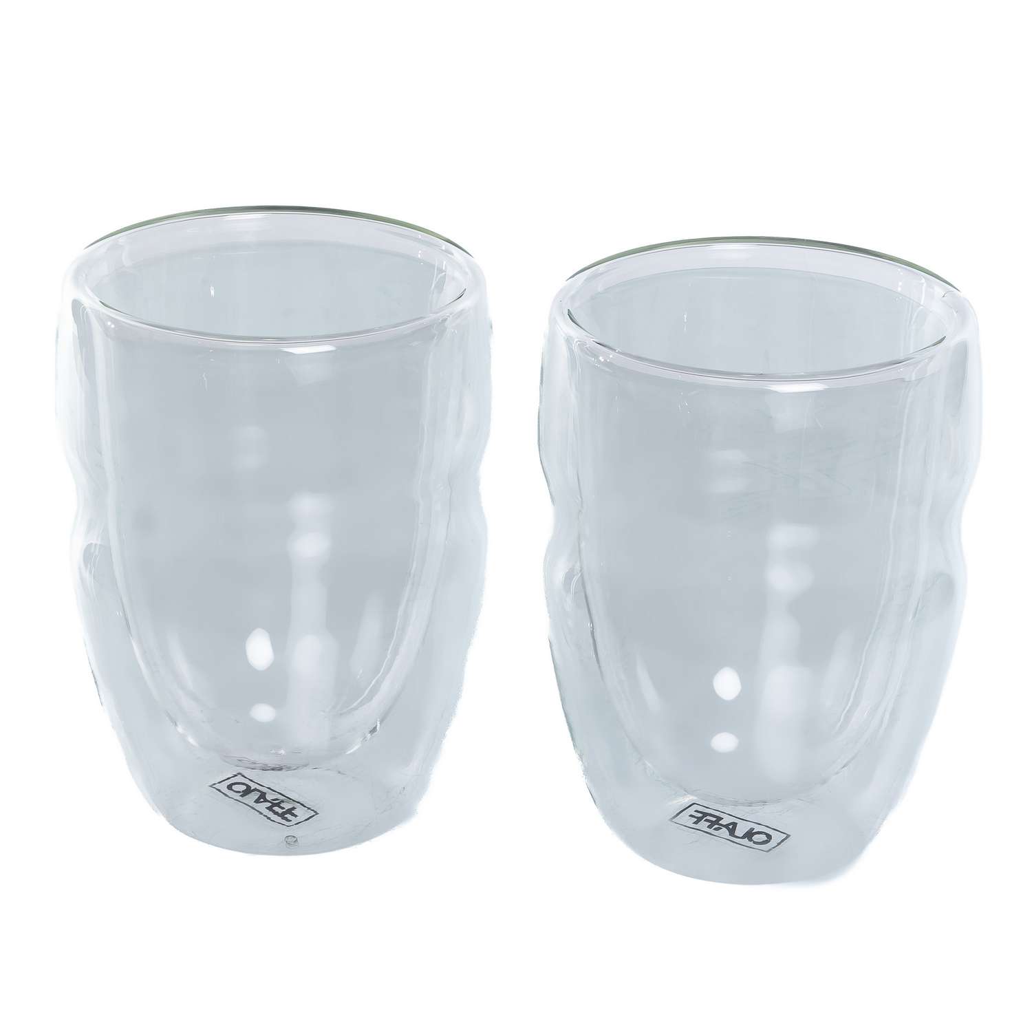 Набор стаканов OLAFF 400 мл 2 шт прозрачных - фото 1