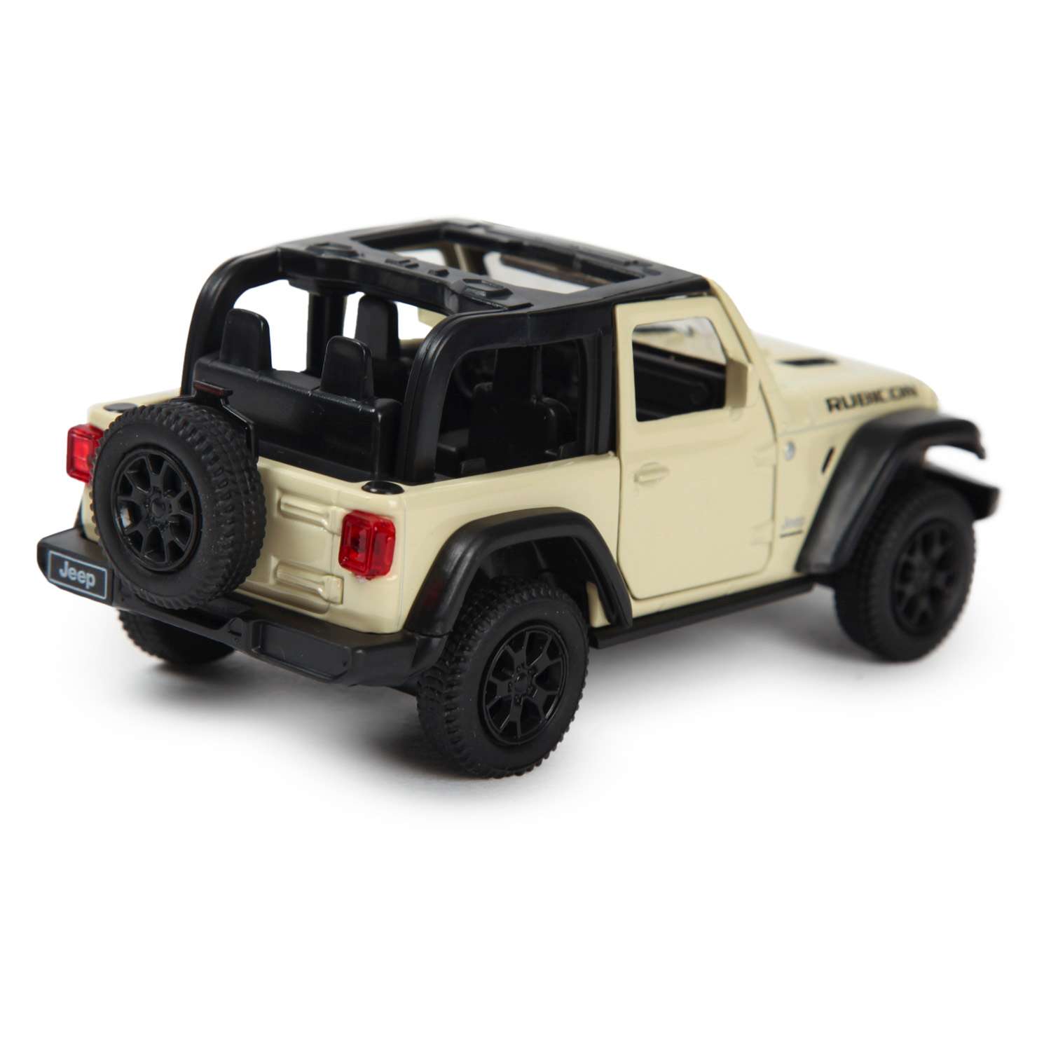 Машинка Mobicaro 1:32 Jeep Rubicon Open Top Бежевая 544060NT(B) 544060NT(B) - фото 5