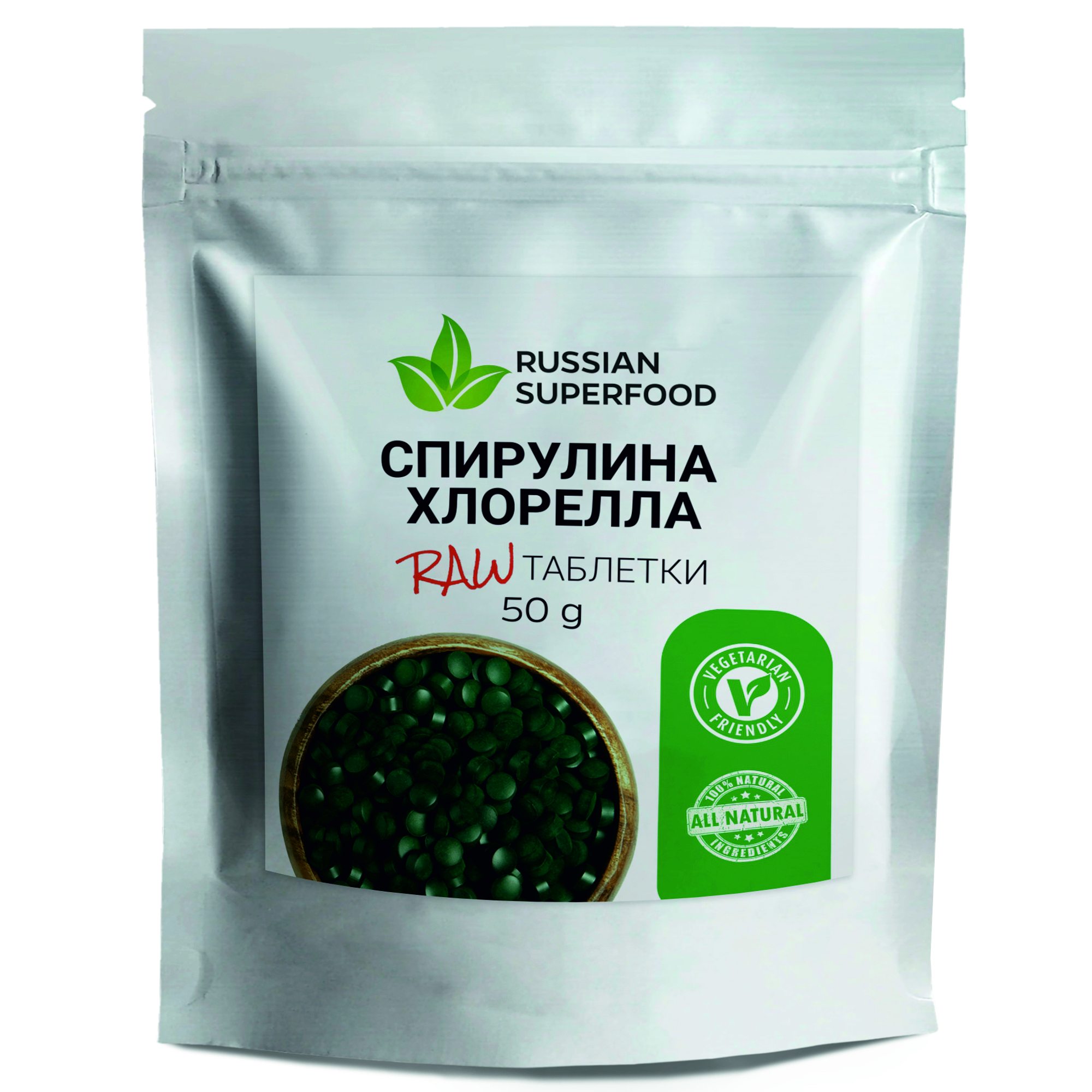 Спирулина и хлорелла Russian Superfood 50г - фото 1