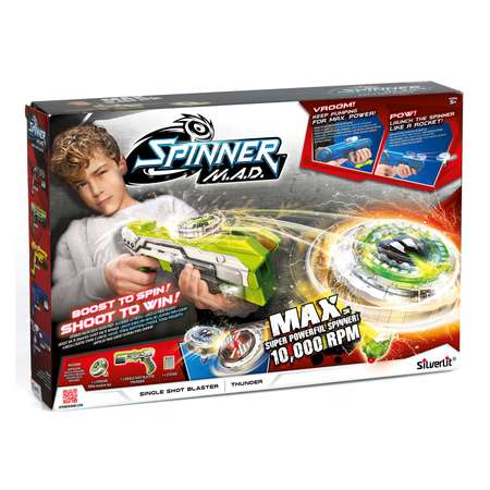 Бластер Spinner Mad одиночный Зеленый 86302