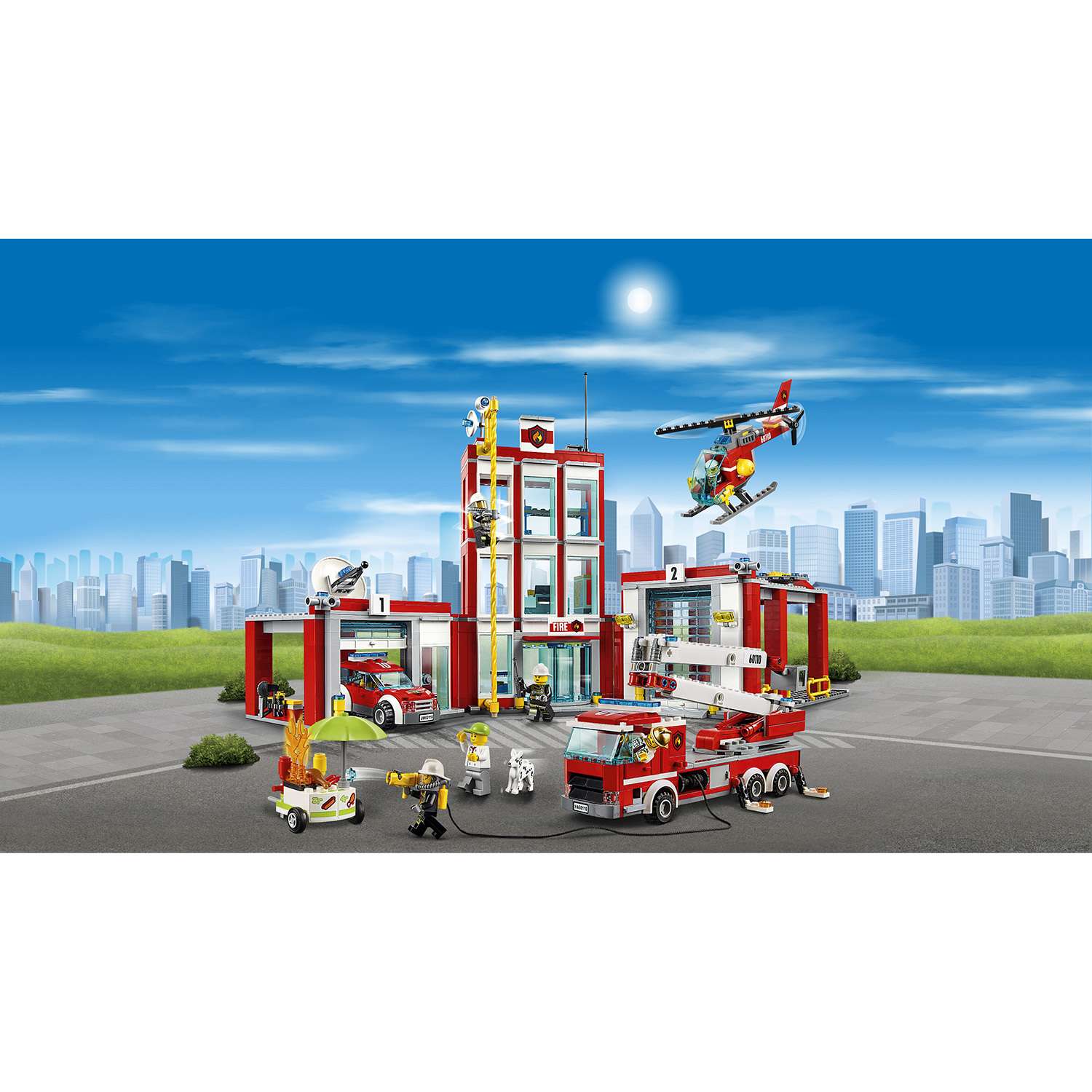 Конструктор LEGO City Fire Пожарная часть (60110) - фото 4