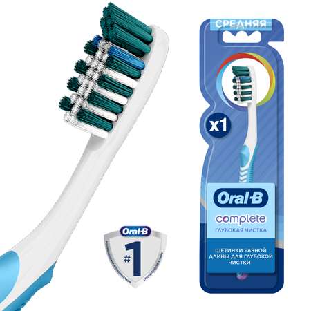 Зубная щетка Oral-B Complex Глубокая чистка средняя 81748045
