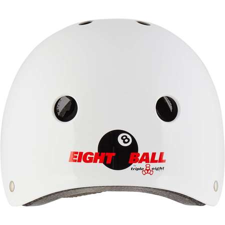 Шлем защитный спортивный Eight Ball детский белый размер XL возраст 14+ обхват головы 55-58 см