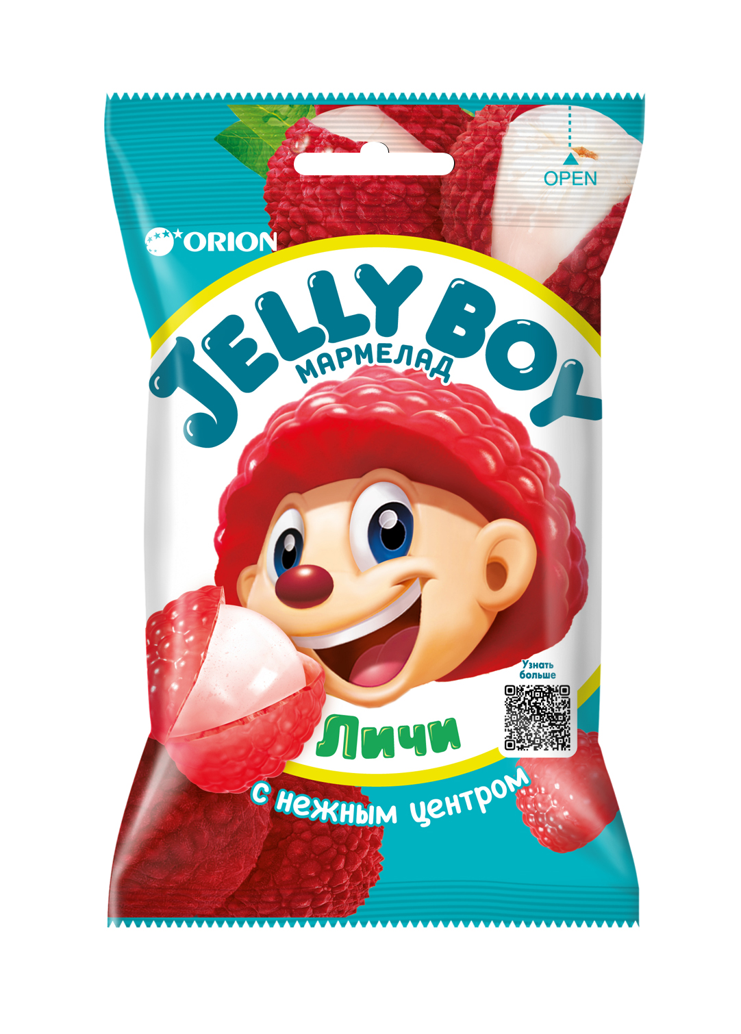 Мармелад жевательный Orion Jelly Boy Джелли Бой со вкусом личи 66г