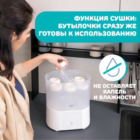 Стерилизатор для бутылочек Chicco Steriliser с функцией сушки