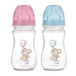 Бутылочка Canpol Babies Easy start Little cuties 240 мл с силиконовой соской в ассортименте