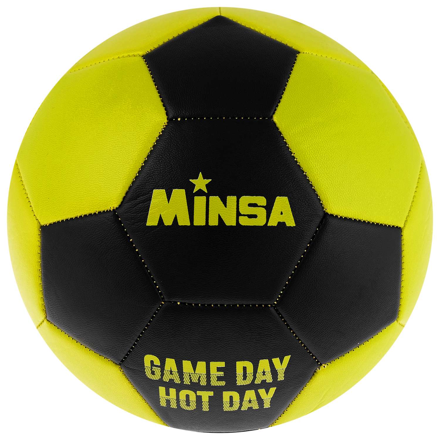 Мяч футбольный MINSA Game day hot day купить по цене 392 ₽ в  интернет-магазине Детский мир