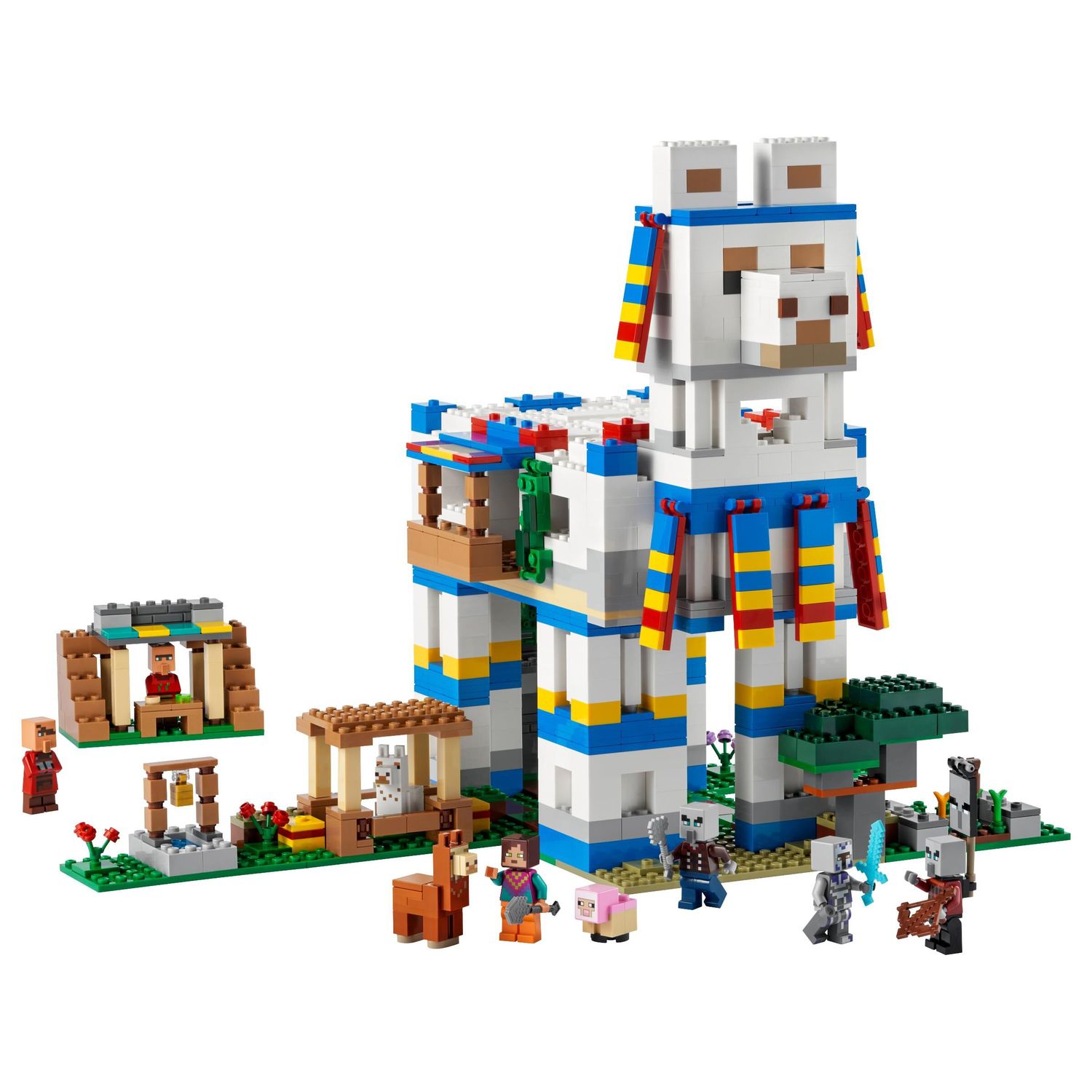 Конструктор LEGO Minecraft The Llama Village 21188 купить по цене 15999 ₽ в  интернет-магазине Детский мир