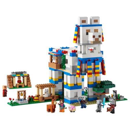Конструктор LEGO Minecraft The Llama Village блочный