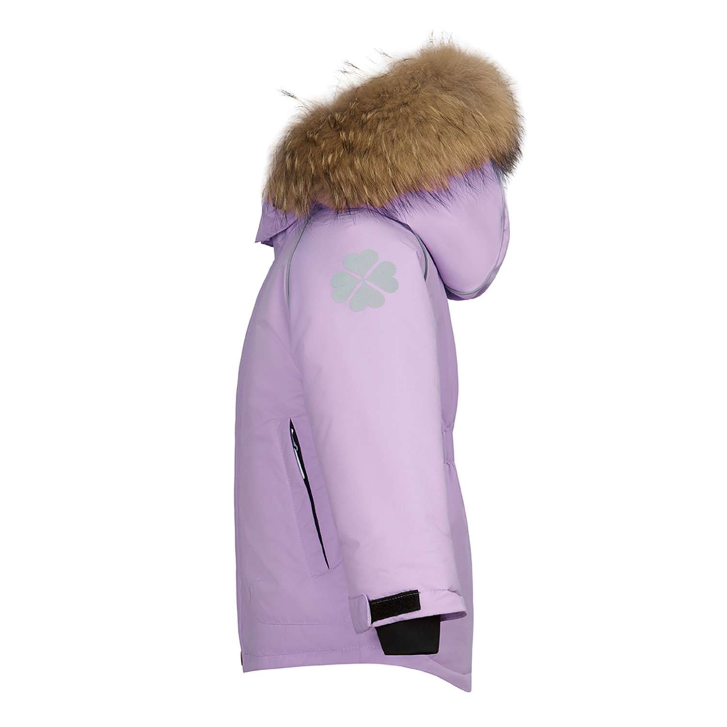 Куртка Stylish AMADEO AJ-110A-светло-фиолетовый - фото 3
