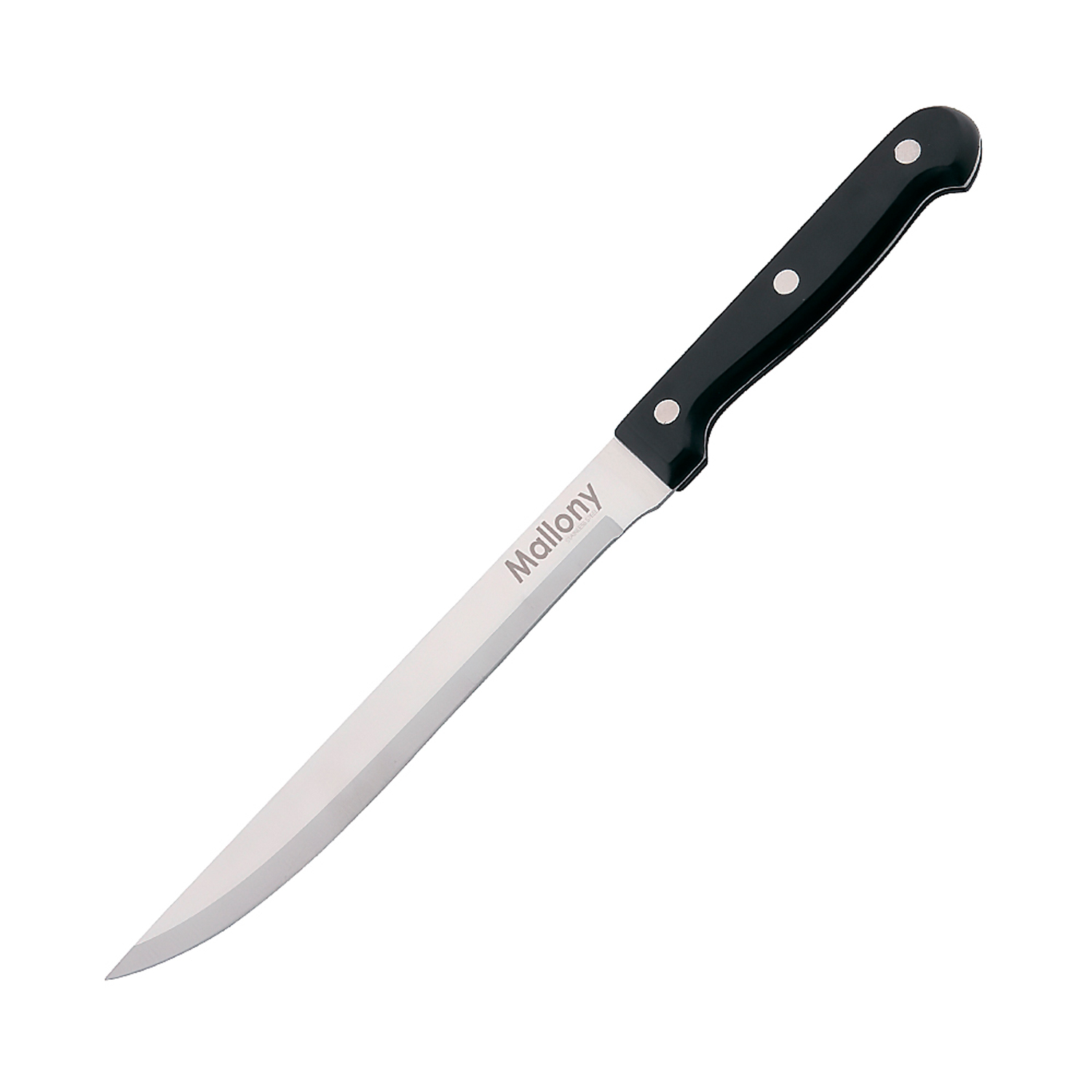 Нож Mallony Филейный 12 см с бакелитовой рукояткой - фото 1