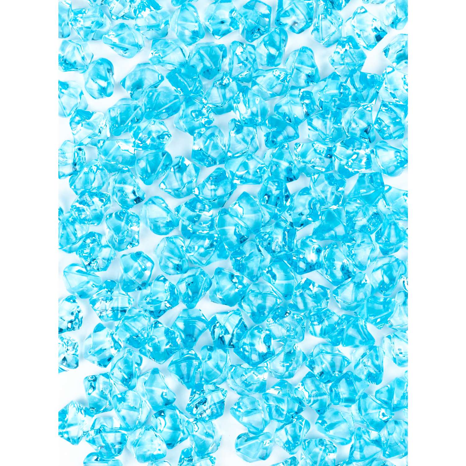 Камни декоративные из акрила Color Si Голубой 150 шт 11*14 мм - фото 6