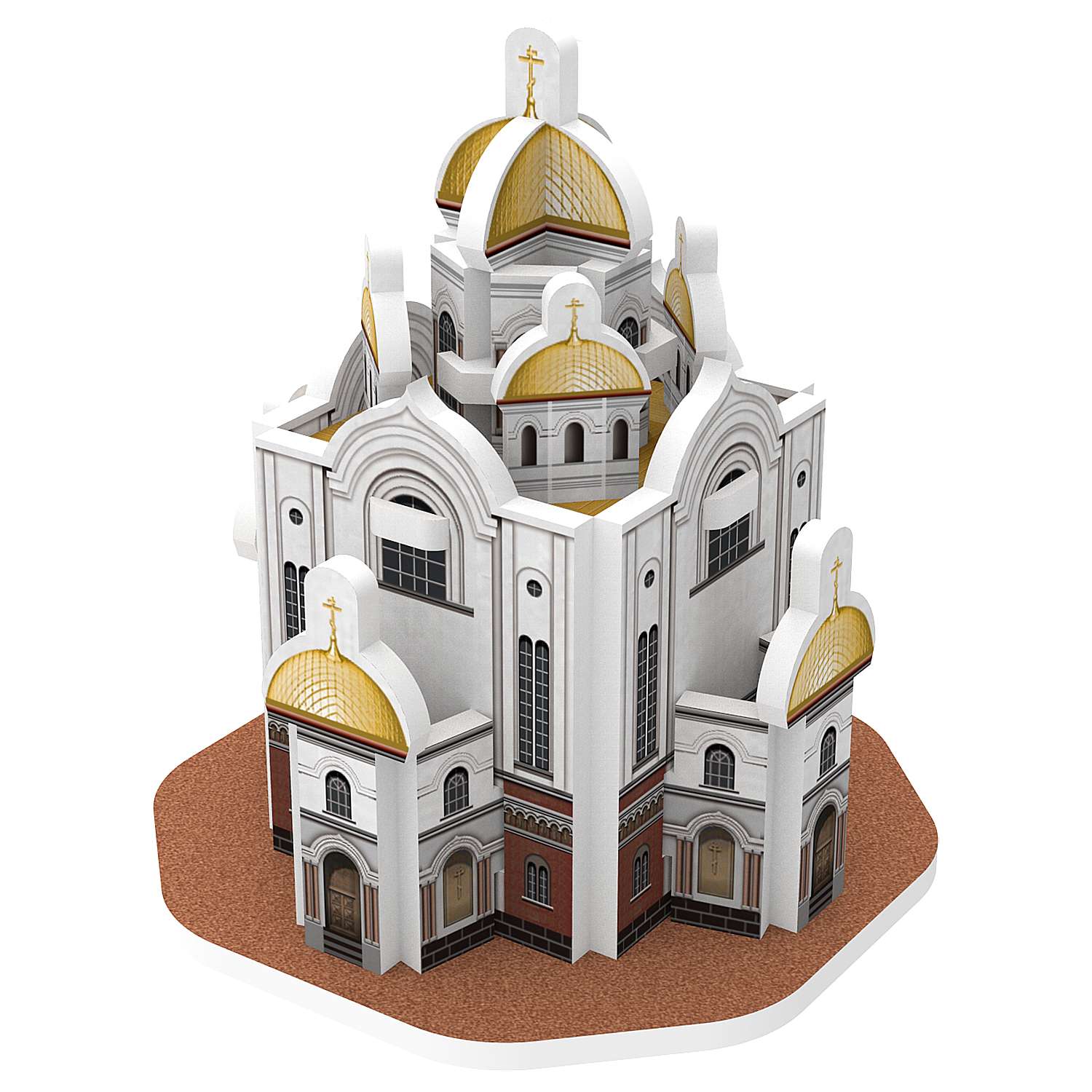 Пазл 3D IQ 3D PUZZLE Храм Спаса-на-Крови Екатеринбург 16513 - фото 2