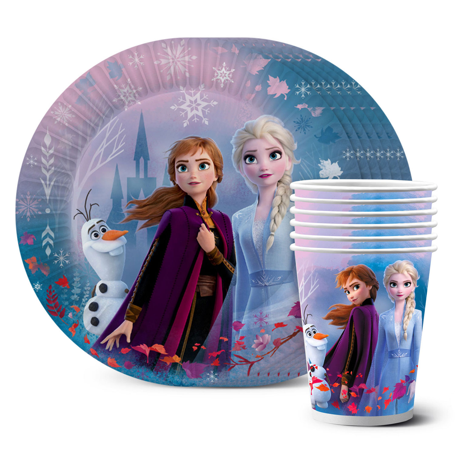 Набор одноразовой посуды ND PLAY Холодное сердце Frozen2 305317 - фото 1