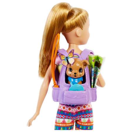 Набор игровой Barbie Кемпинг Стейси кукла с питомцем и аксессуарами HDF70