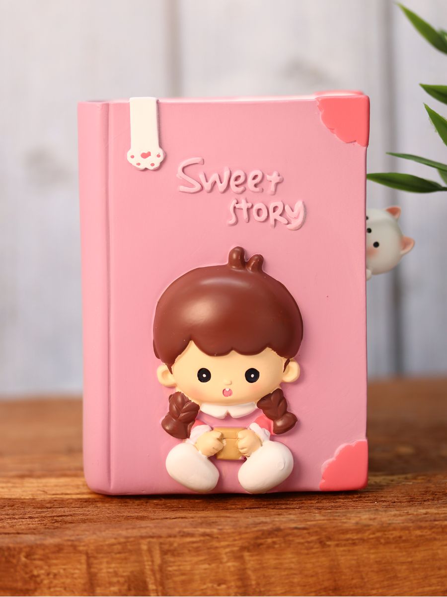 Подставка для канцелярии iLikeGift Sweet story pink - фото 1