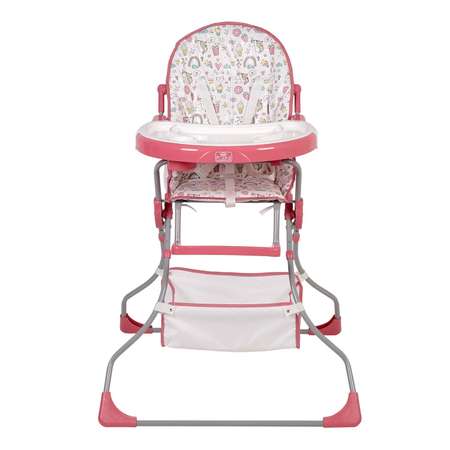 Стульчик для кормления Polini kids 252 Единорог Сладости Розовый