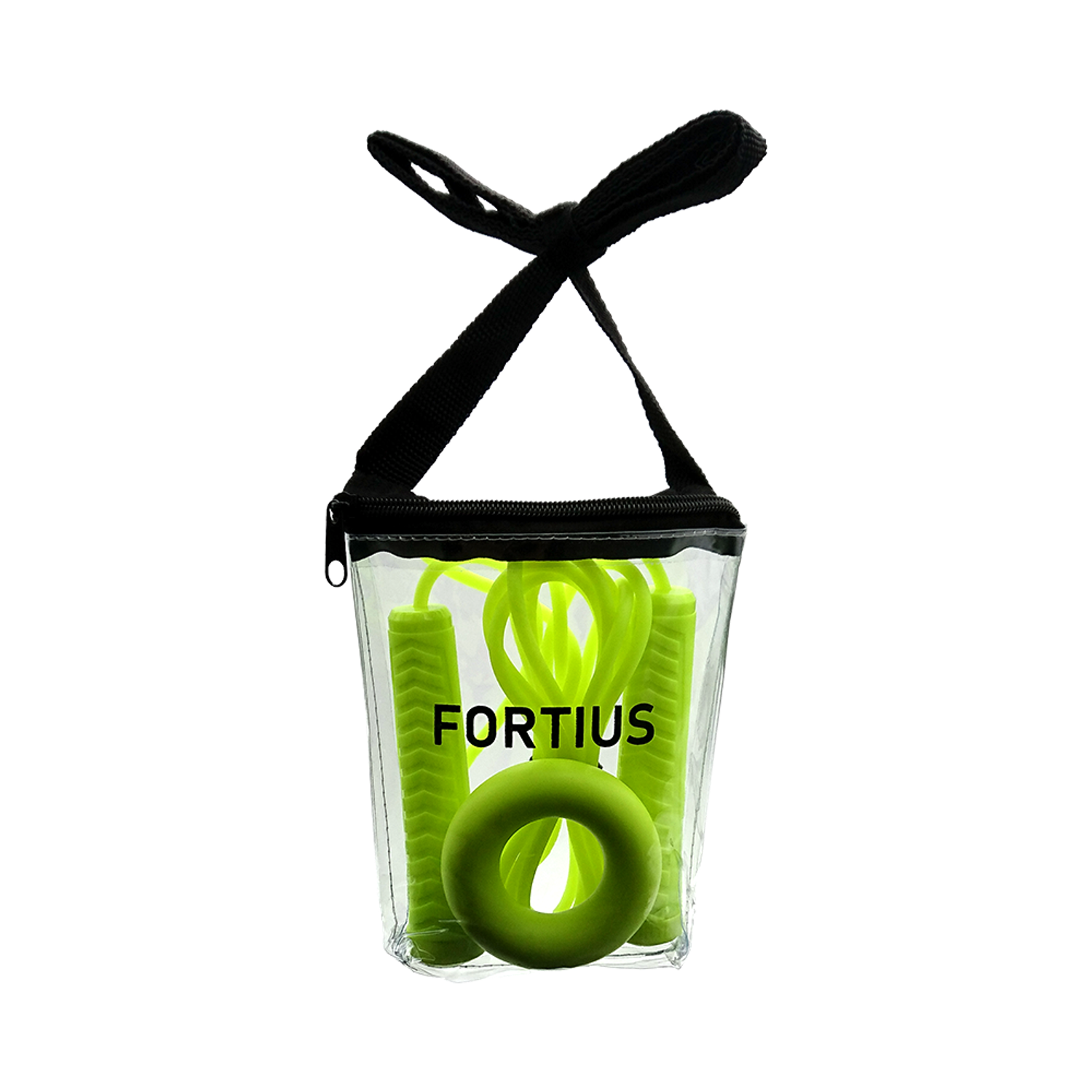 Набор скакалка с эспандером FORTIUS в сумочке - фото 1