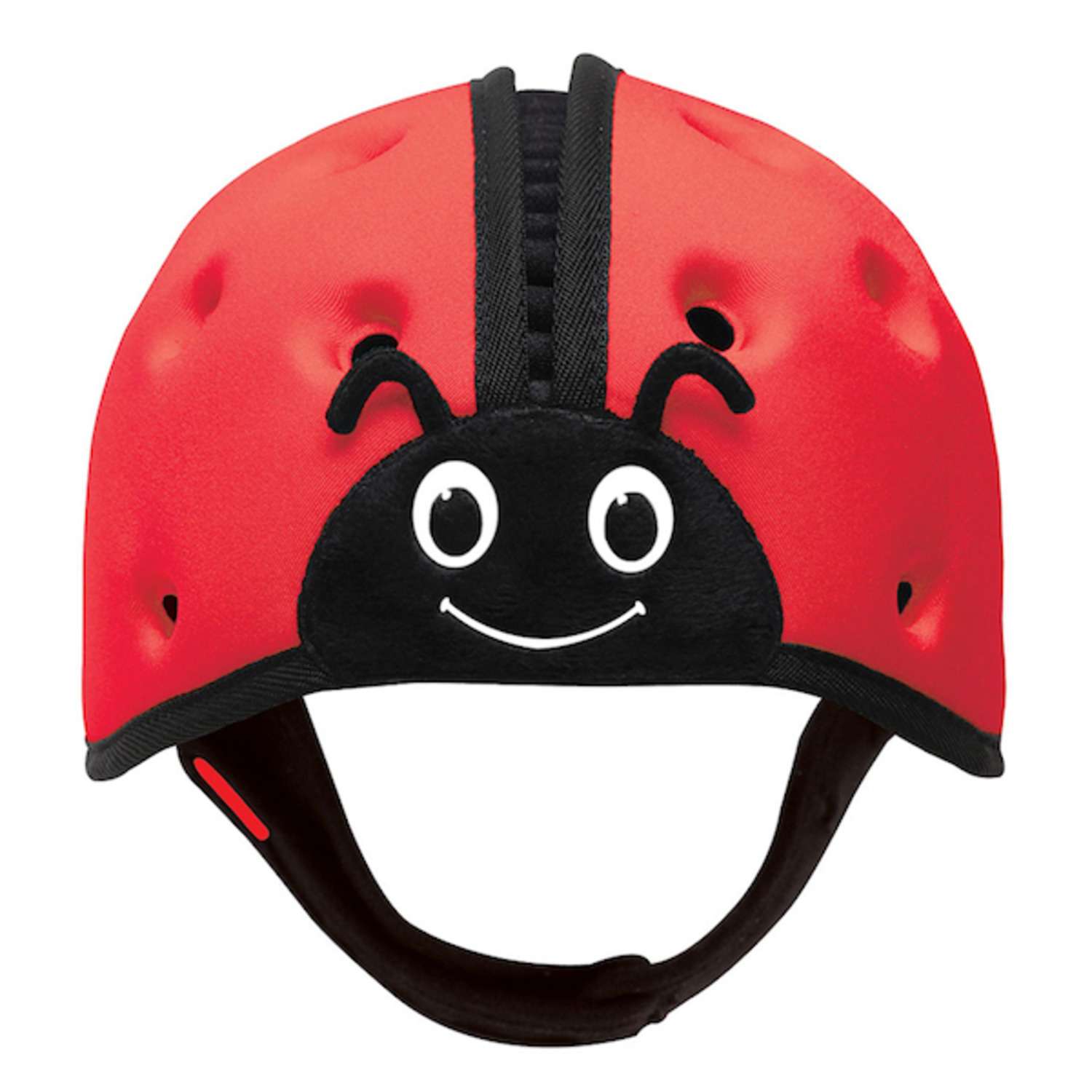 Шапка-шлем SafeheadBABY для защиты головы. Божья коровка. Цвет: красный - фото 1