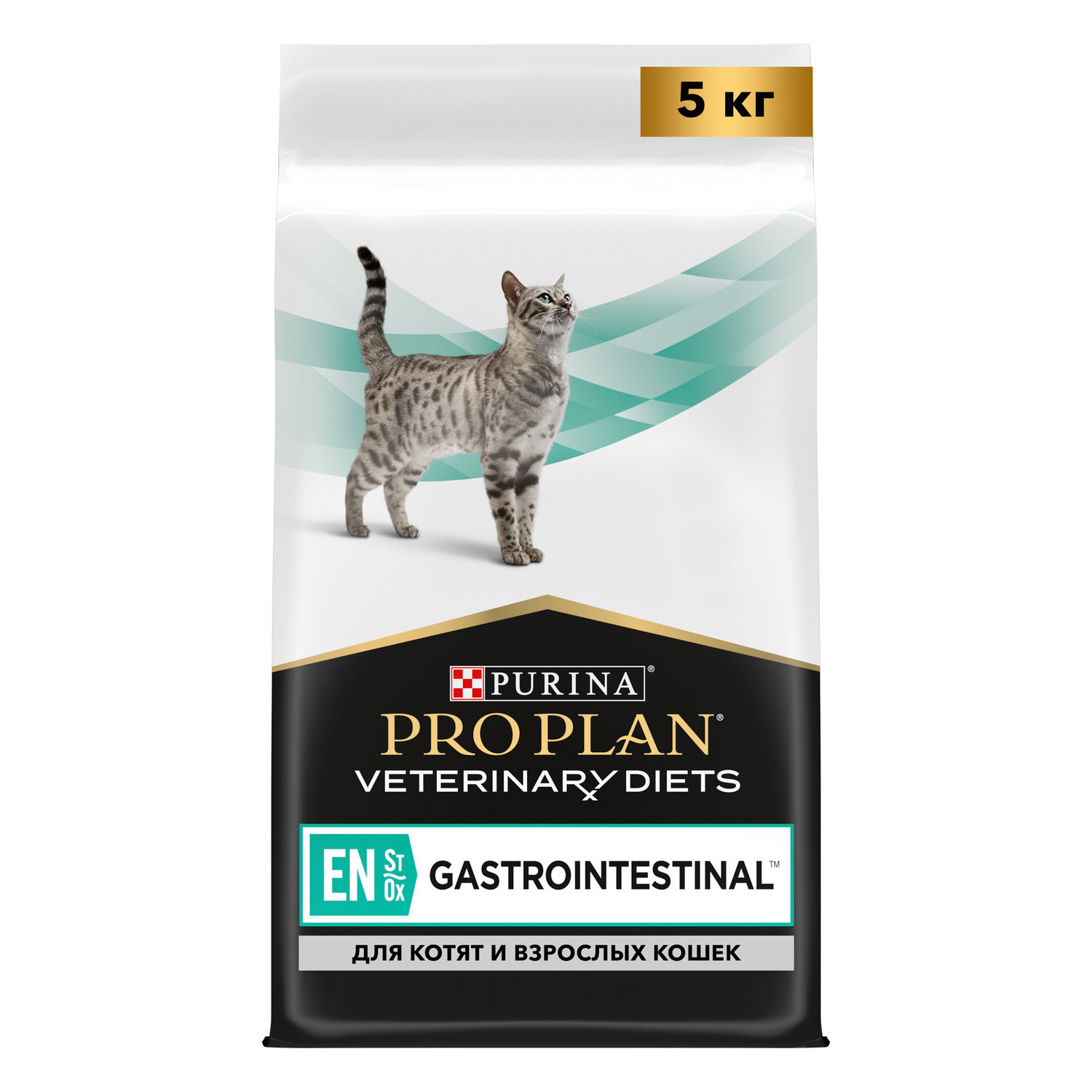 Корм для кошек и котят Purina Pro Plan Veterinary diets EN St/Ox  Gastrointestinal для снижения проявлений кишечных расстройств cухой 5кг  купить по цене 8067 ₽ с доставкой в Москве и России, отзывы,