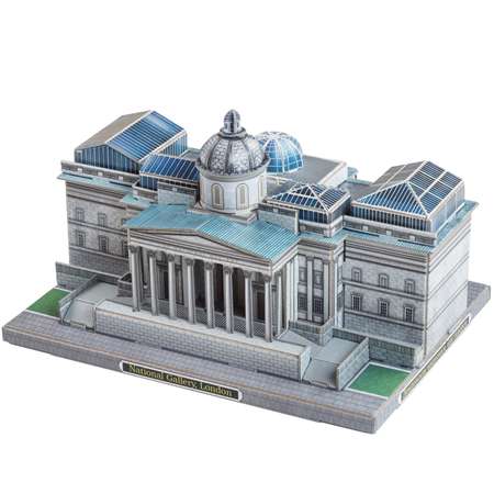 Сборная модель Умная бумага Города в миниатюре Лондонская национальная галерея Англия 590