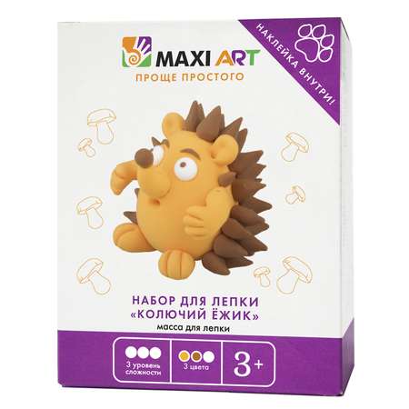 Набор для лепки Maxi Art Колючий Ёжик МА-0816-20