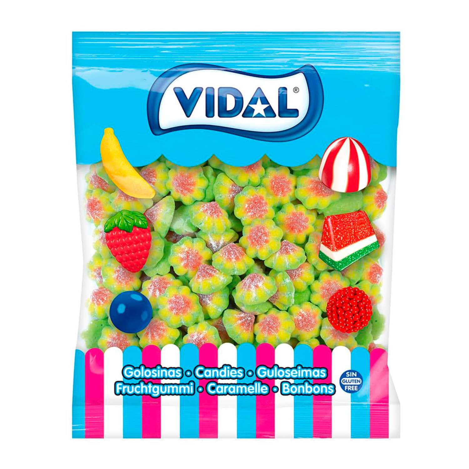 Мармелад жевательный Vidal для детей и взрослых Вулканы 1кг - фото 1