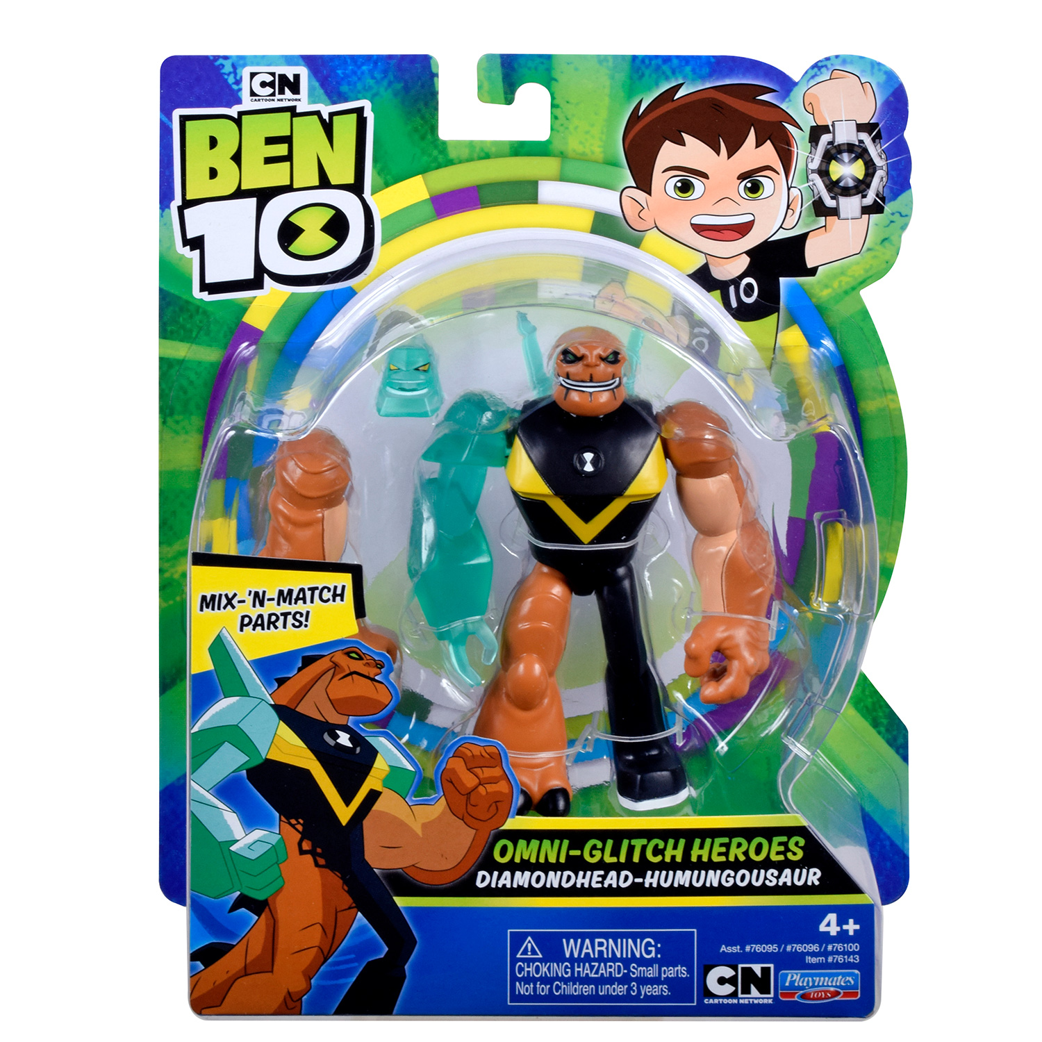 Фигурка Ben10 Алмаз Гумангозавр 76143 купить по цене 499 ₽ в  интернет-магазине Детский мир