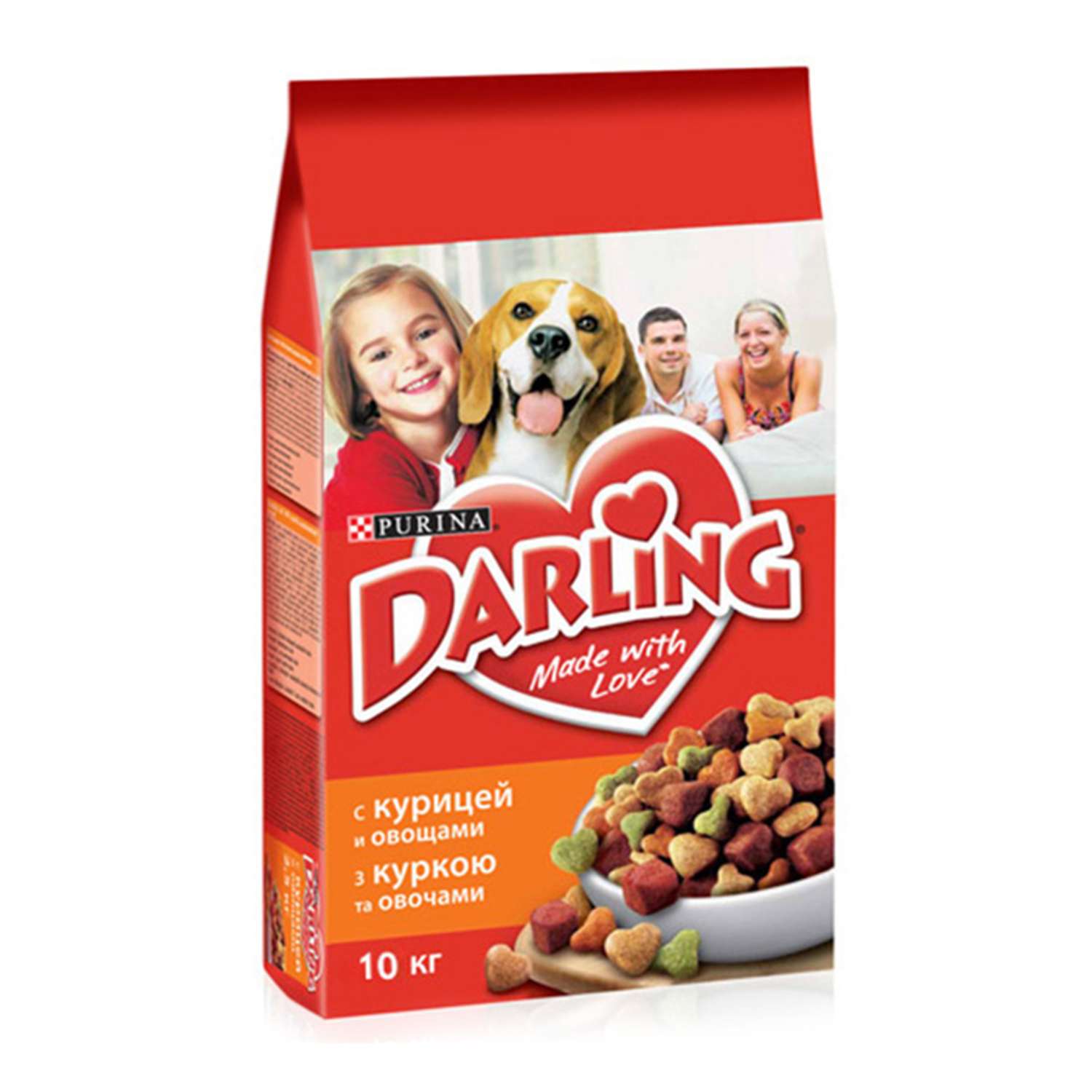 Корм для собак Darling с курицей и овощами 10кг - фото 1