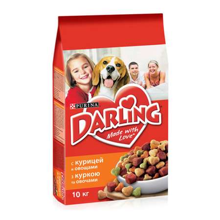 Корм для собак Darling с курицей и овощами 10кг
