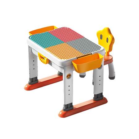 Стол для конструирования YoFun с 55 блоками и стулом 3в1 FL1679