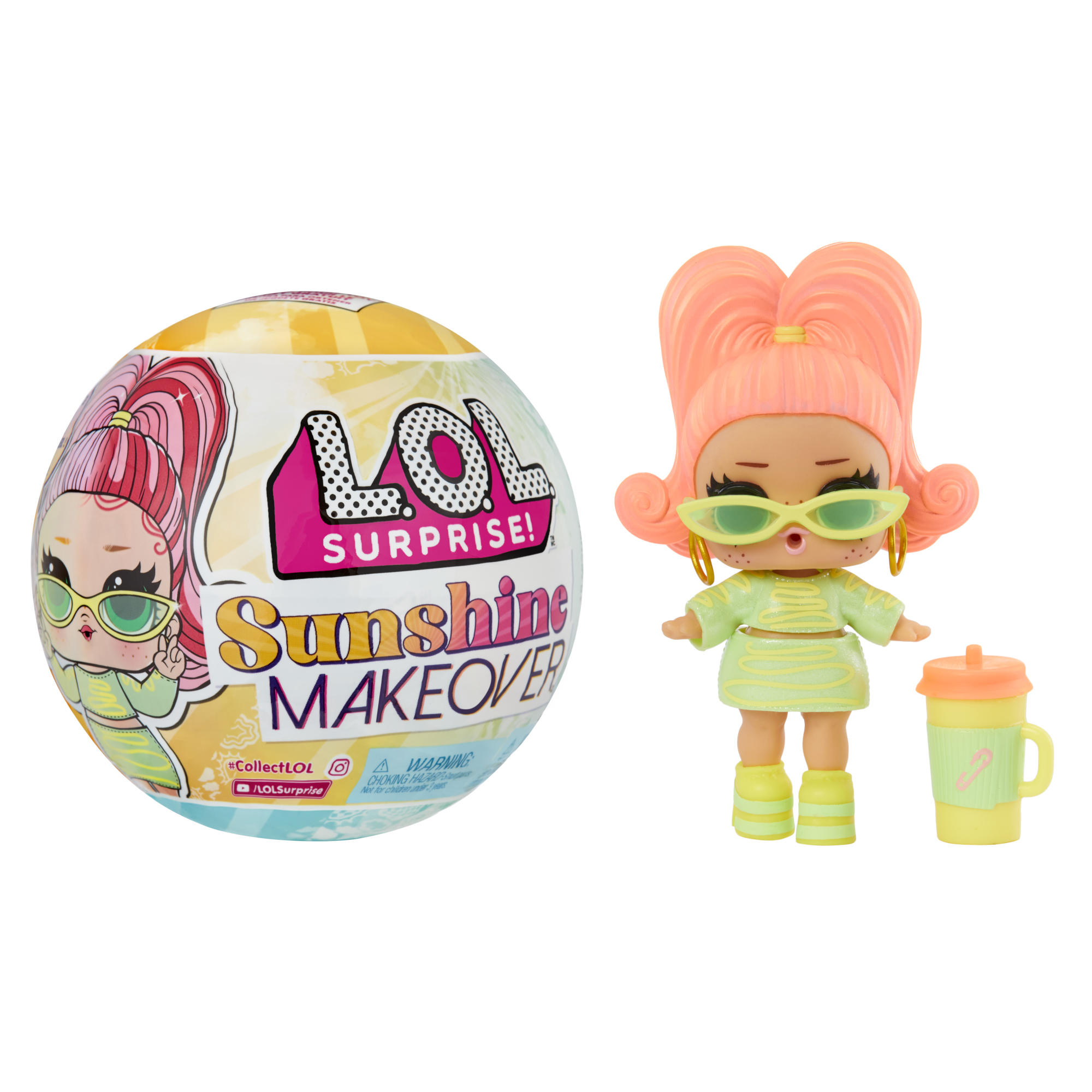 Игрушка LOL Surprise Sunshine makeover в непрозрачной упаковке (Сюрприз)  89396EUC