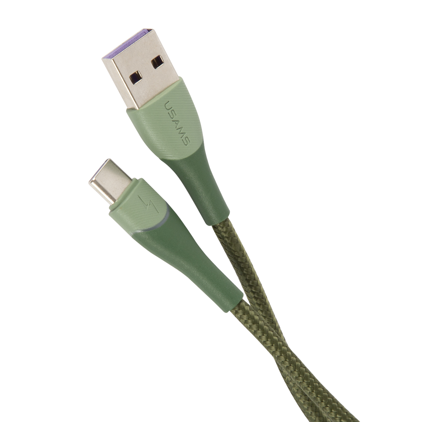 Дата-кабель USAMS U77 USB-Type-C 3А с подсветкой нейлоновая оплетка (1.2 m)  (SJ542USB03) купить по цене 405 ₽ в интернет-магазине Детский мир