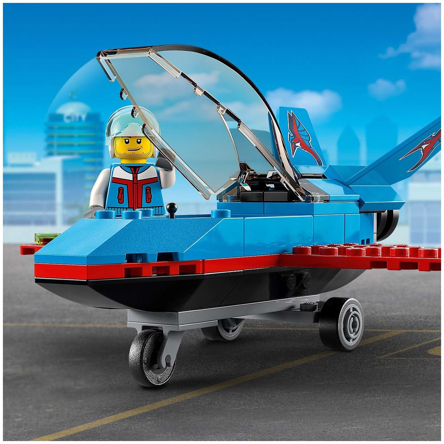 Конструктор LEGO City Stunt plane Трюковый самолёт - фото 5