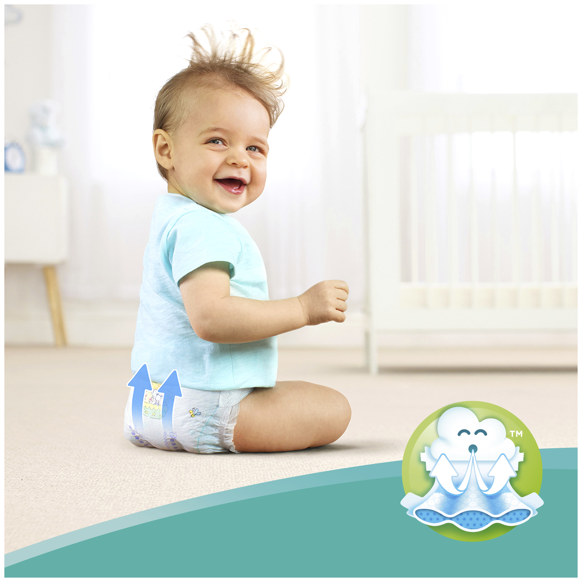 Подгузники Pampers New Baby-Dry 43 шт. 1 2-5 кг - фото 9